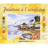 Peinture par numéros 30x40cm - Rivage breton
