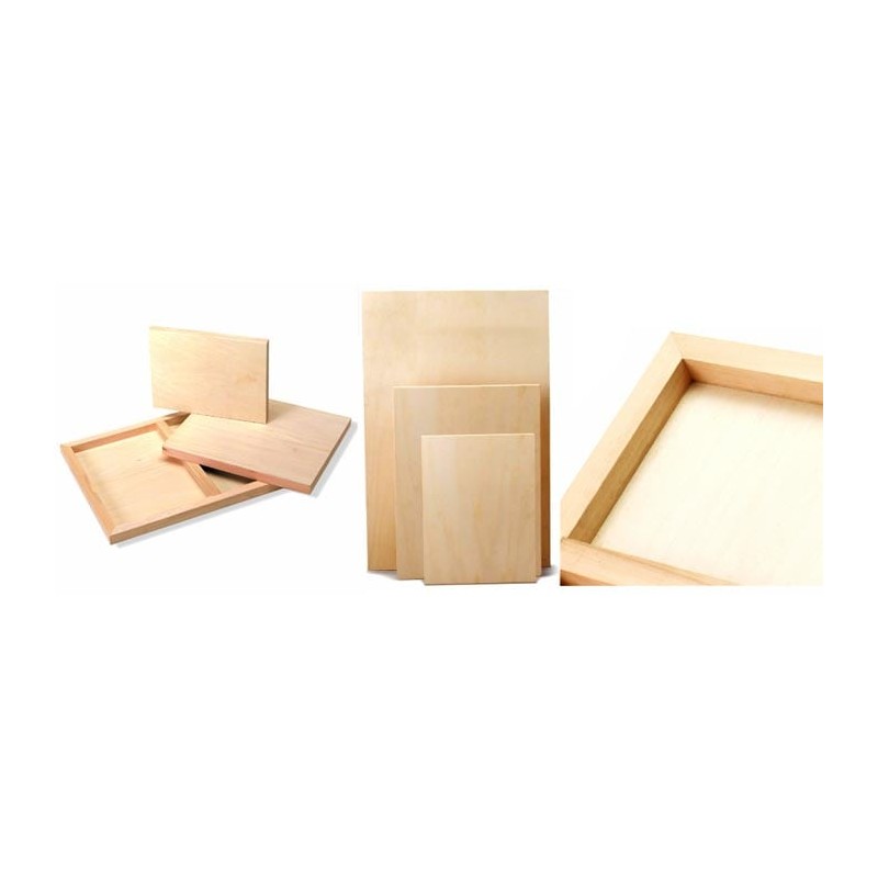 Support en bois naturel, épaisseur 2 cm