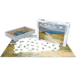 Puzzle 1000 pièces - Chemin dans les blés de Claude Monet