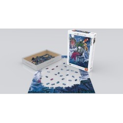 Puzzle 1000 pièces - Le violoniste bleu, de Chagall