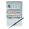 Boîte métal aquarelle extra-fine Horadam Schmincke en 1/2 godets