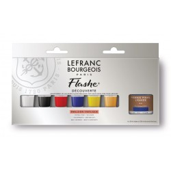 Set découverte peinture vinylique Flashe Lefranc Bourgeois