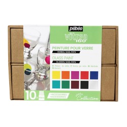 Coffret collection n°1 peinture Vitréa 160 10x45 ml
