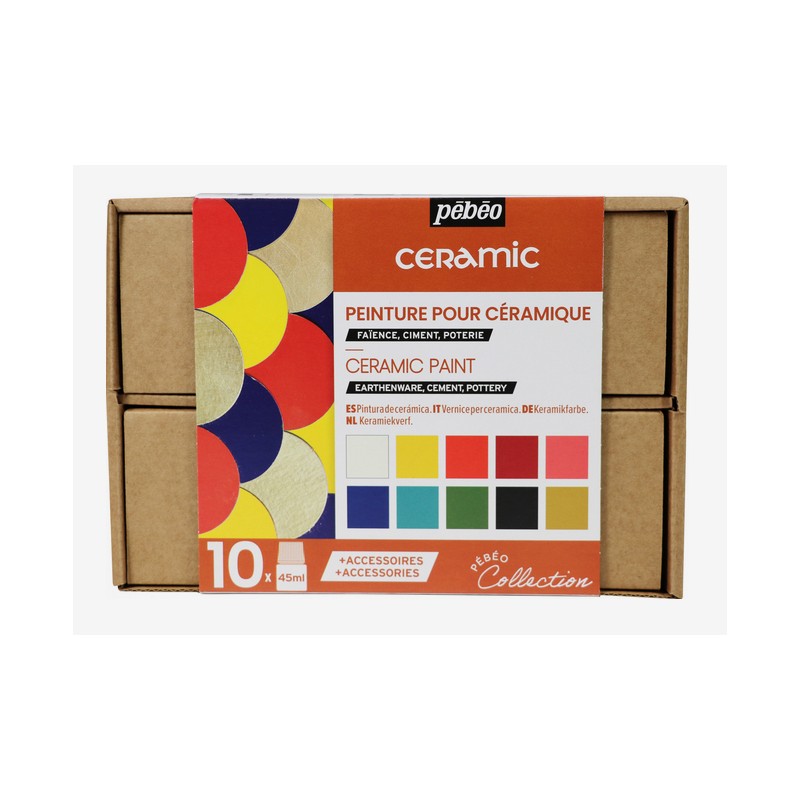 Coffret Collection peinture Ceramic 10x45 ml