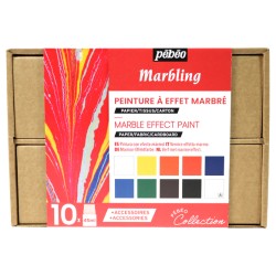 Coffret Collection peinture Marbling 10x45 ml