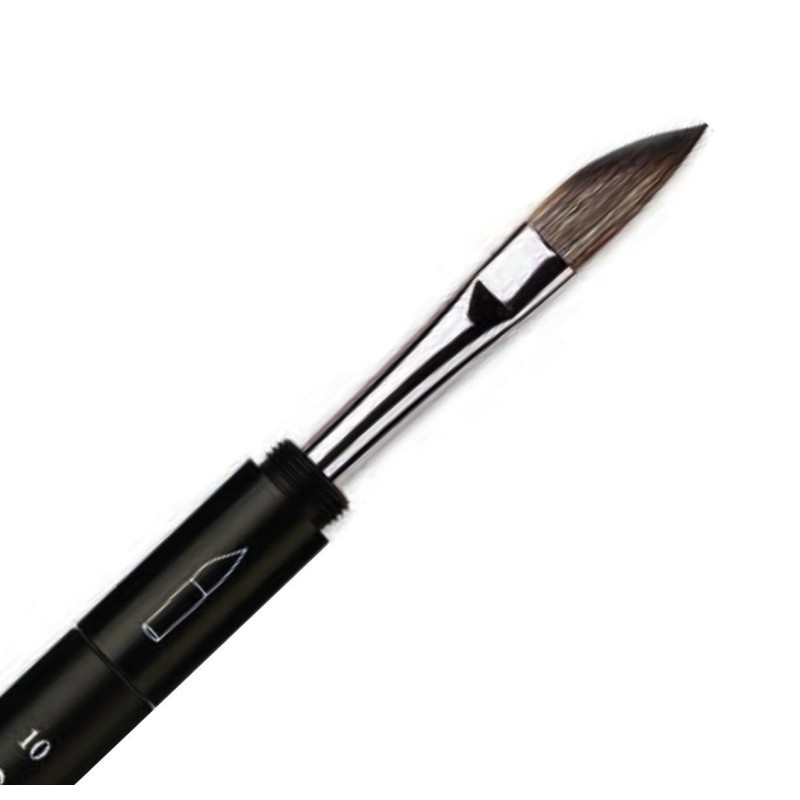 Pinceau de voyage sabre Casanéo en petit-gris synthétique, série 1597TP