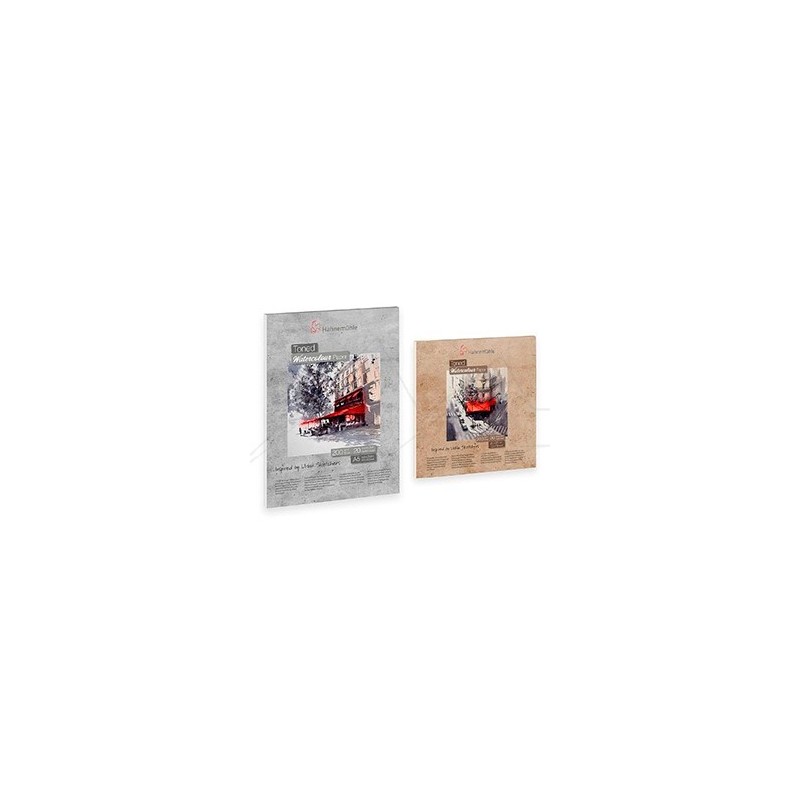 Blocs aquarelle Toned Watercolor 200g/m², 20 fls collées 1 côté