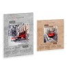 Blocs aquarelle Toned Watercolor 200g/m², 20 fls collées 1 côté