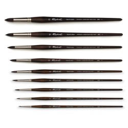 Brosse ronde Textura en fibres synthétiques, série 860