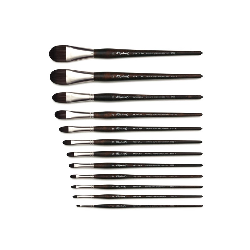 Brosse usée bombée Textura en fibres synthétiques, série 8702