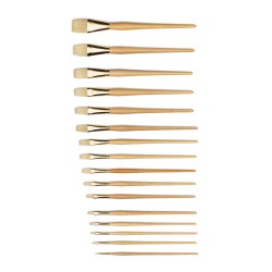 Brosses plates et longues D'Artigny en soie cambrée, série 359