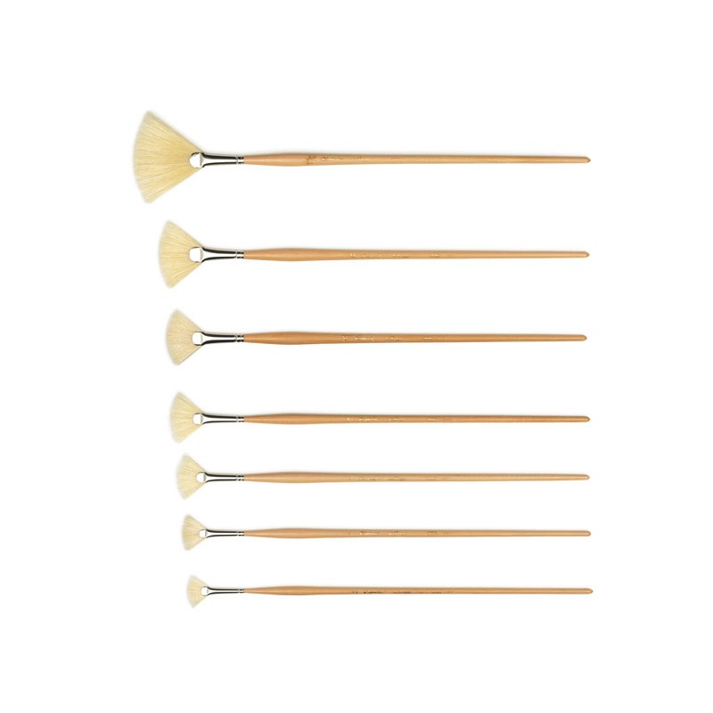 Brosses éventail D'Artigny en soie cambrée, série 3695
