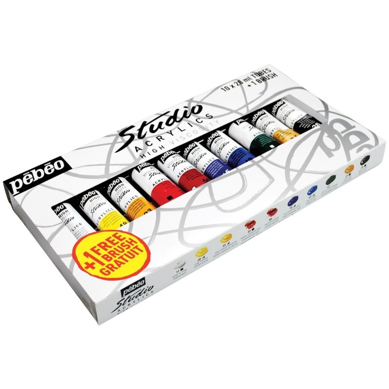 Set de peinture à l'huile XL Studio, tube 20 ml