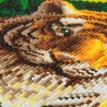 Kit tableau à diamanter Crystal Art 30x30cm - Bain du tigre