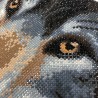 Kit tableau à diamanter Crystal Art 30x30cm - Loup