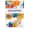 Bloc collé aquarelle Goldline Aquapad 300g/m², fls reliées petit côté