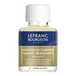 Huile de lin clarifiée