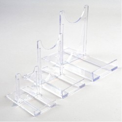 Supports de présentation adjustables en plexiglas