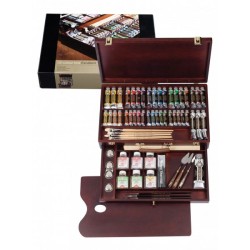 Coffret bois Excellent huile extra-fine Rembrandt