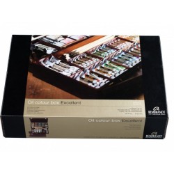 Coffret bois Excellent huile extra-fine Rembrandt