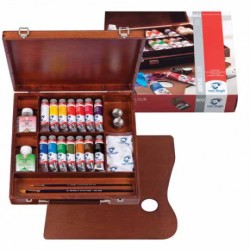 Coffret bois Inspiration acrylique Van Gogh