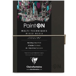 Carnet multi-technique Paint On, 32 feuilles cousues