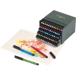 Coffret Studio Box de feutres-pinceaux Pitt Faber Castell