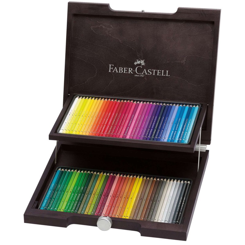Coffret en bois de 72 crayons aquarellables Albrecht Dürer