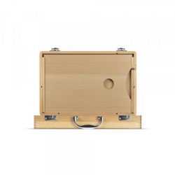 Coffret mallette en hêtre - 25x32x7.5 cm