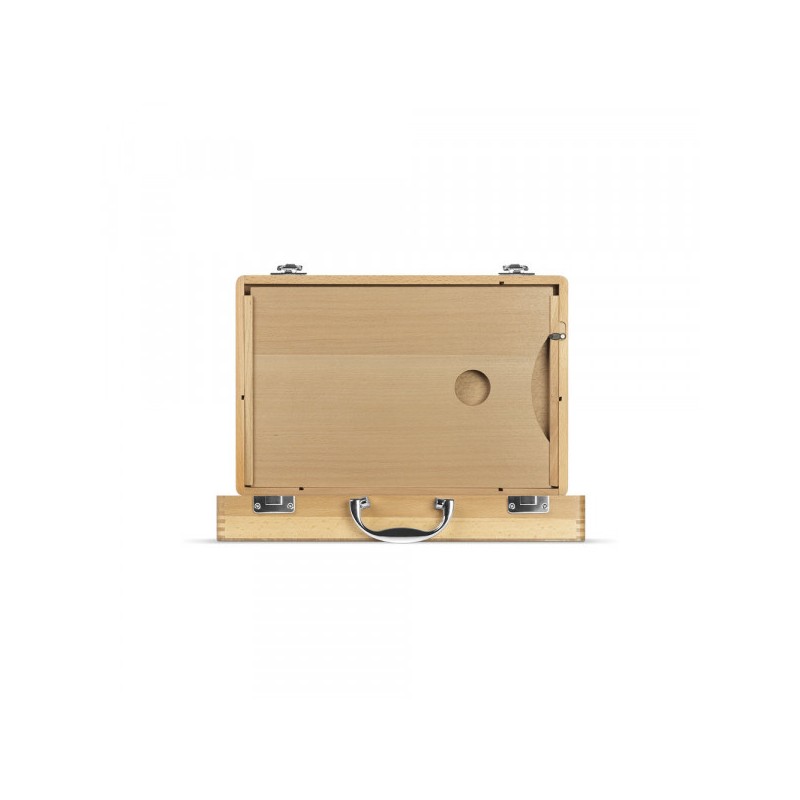 Coffret mallette en hêtre - 25x32x7.5 cm