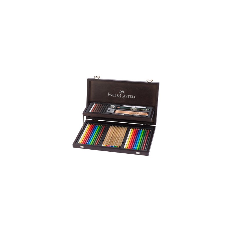 Coffret bois Sélection Beaux-Arts x54 pcs