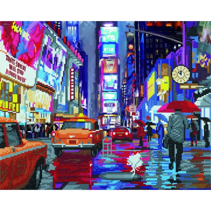 Kit tableau à diamanter Crystal Art 40x50cm - New-York