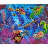 Kit tableau à diamanter Crystal Art 40x50cm - Sous l'océan