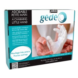 Coffret moulage d'empreinte "Charmante petite main" Gédéo 