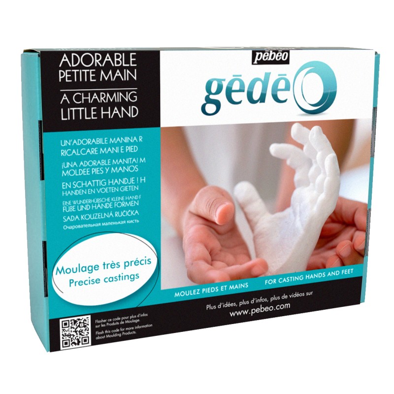 Coffret moulage d'empreinte "Charmante petite main" Gédéo 