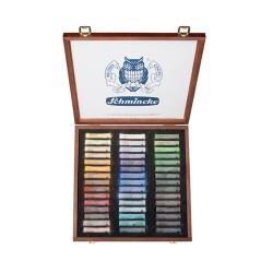 Coffret bois de 45 pastels extra-tendres Schmincke