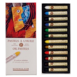 Boite carton de pastels à l'huile Sennelier