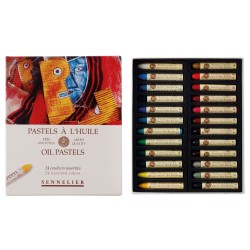 Boite carton de pastels à l'huile Sennelier