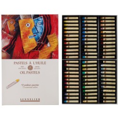 Boite carton de pastels à l'huile Sennelier