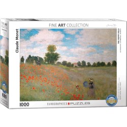 Puzzle 1000 pièces - Les coquelicots de Monet