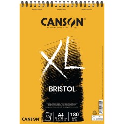 Bloc XL Bristol 180 g/m² Canson, 50 fls spiralées
