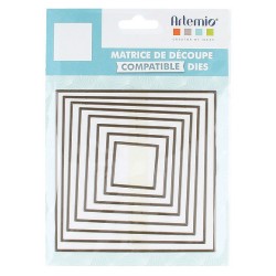 Set matrice de découpe compatible - Carrés grand