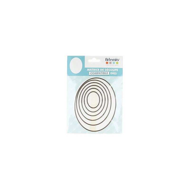 Set matrice de découpe compatible - Ovales grand