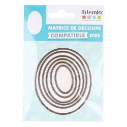 Set matrice de découpe compatible - Ovales