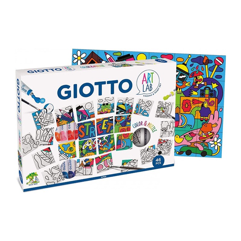 Coffret activités enfant Giotto - Art Lab Color & Puzzle