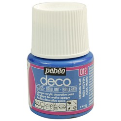 Peinture Déco brillante Pébéo, flacon 45 ml