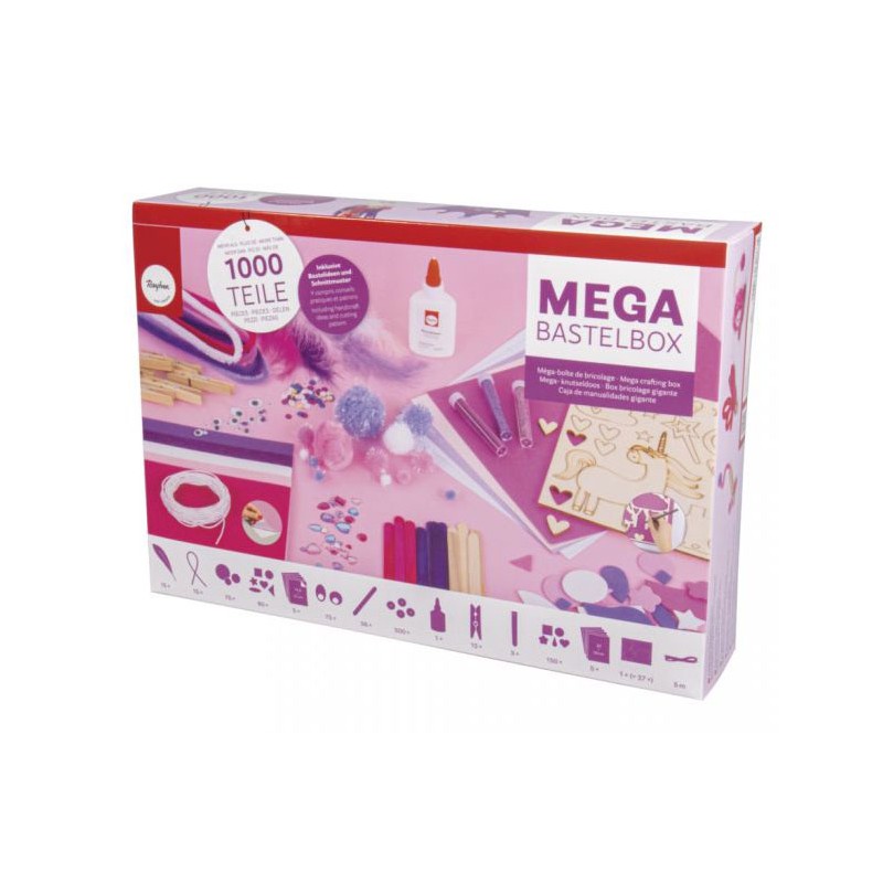 Méga-boîte de bricolage Licorne x1000pcs