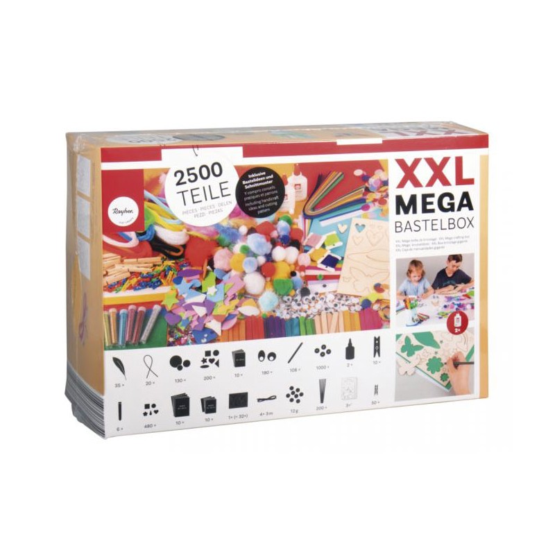 Méga-boîte de bricolage XXL x2500 pcs