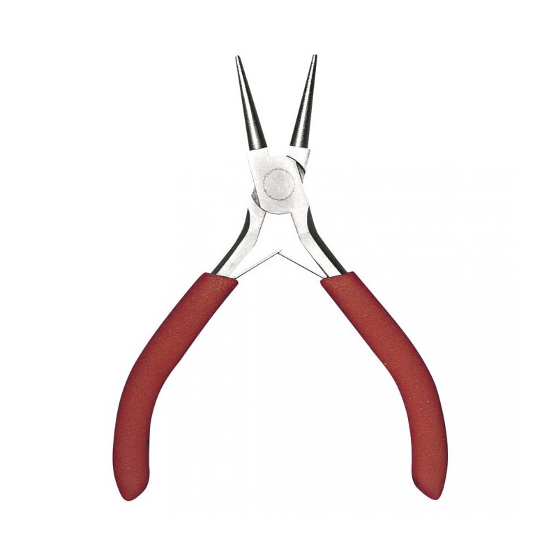 Pince à bec rond pour bijoux, 12,5 cm