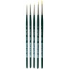 Set pour miniatures de 5 pinceaux Nova en fibres synthétiques